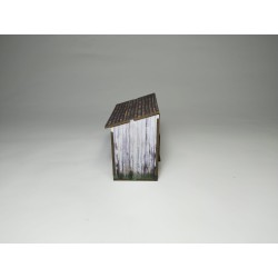 Caseta de Madera Rural Prepintada | Escenografía para Wargames 28mm 2