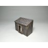 Caseta de Madera Oscura Prepintada | Escenografía Wargames 28mm