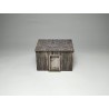 Caseta de Madera Oscura Prepintada | Escenografía Wargames 28mm