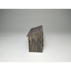 Caseta de Madera Oscura Prepintada | Escenografía Wargames 28mm