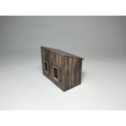 Caseta de Madera Oscura Prepintada | Escenografía Wargames 28mm