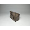 Caseta de Madera Oscura Prepintada | Escenografía Wargames 28mm
