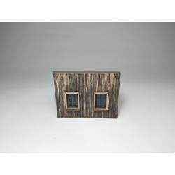 Caseta de Madera Oscura Prepintada | Escenografía Wargames 28mm