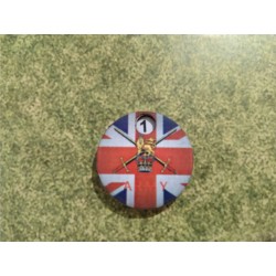 (5 unidades) Marcador de Pines Giratorio Bolt Action | Dial de Supresión numerado del 1-10 | Ejército Británico WWII