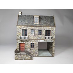 Edificio europeo con pasaje