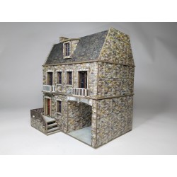 Edificio europeo con pasaje