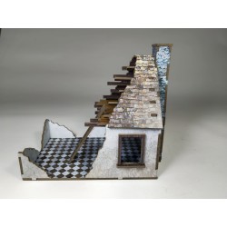 edificio derruido con chimenea