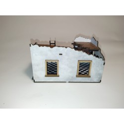 escenografia war games 28 mm derruida